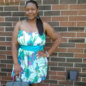 Summer Floral Chiffon Dress Plus Size